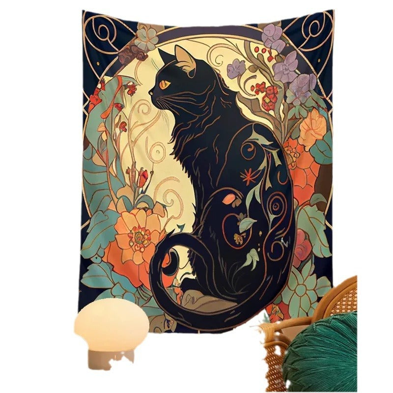 Black Cat Tapestry - VOGORA