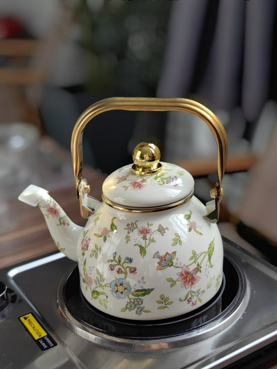 Enamel Outdoor Metal Tea Pot - VOGORA