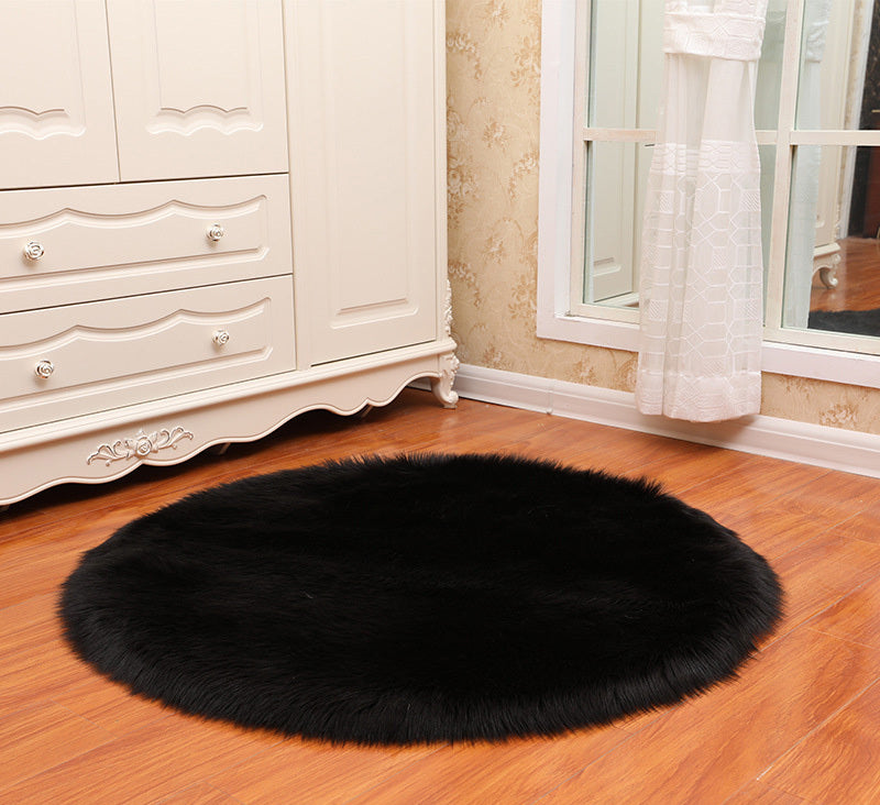 Shaggy Plush White Carpet. - VOGORA