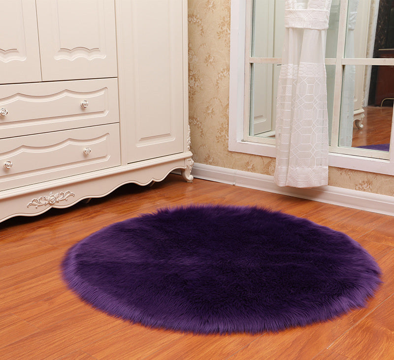 Shaggy Plush White Carpet. - VOGORA
