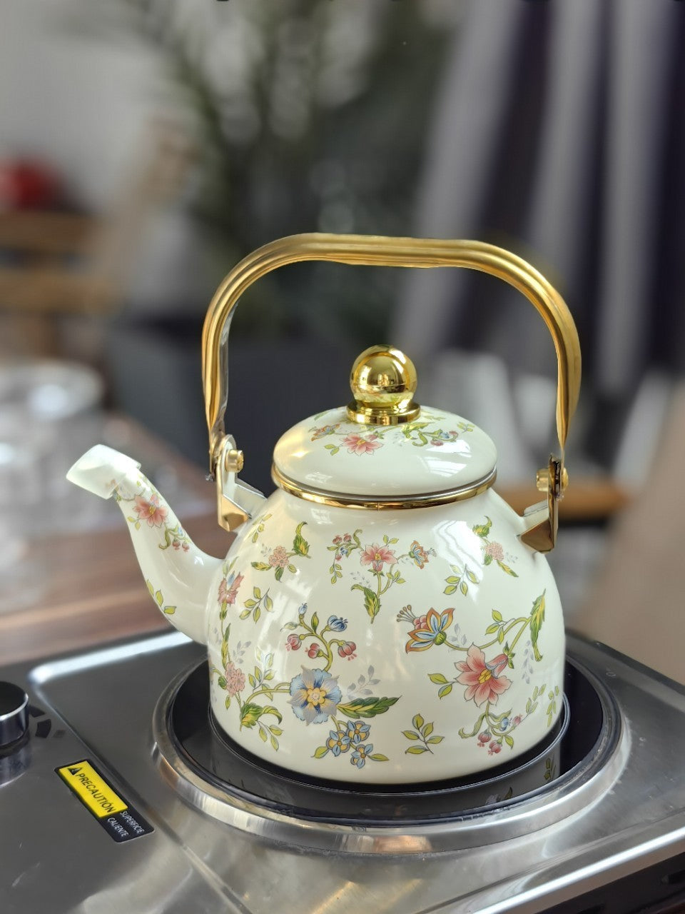 Enamel Outdoor Metal Tea Pot - VOGORA