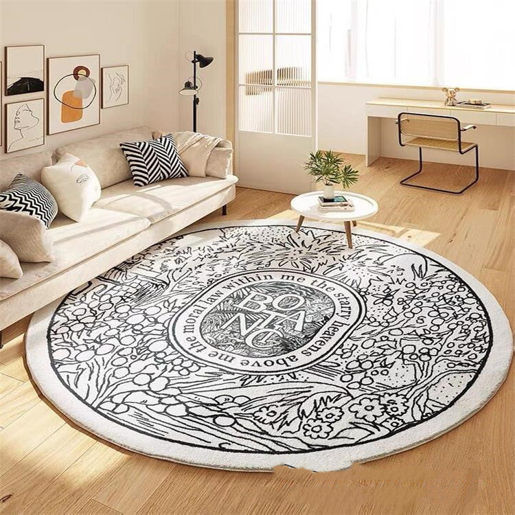 Round Large Area Rug for Living Room and Bedside - VOGORA