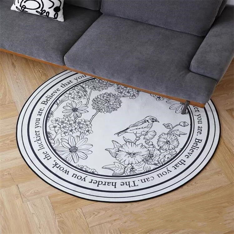 Round Large Area Rug for Living Room and Bedside - VOGORA