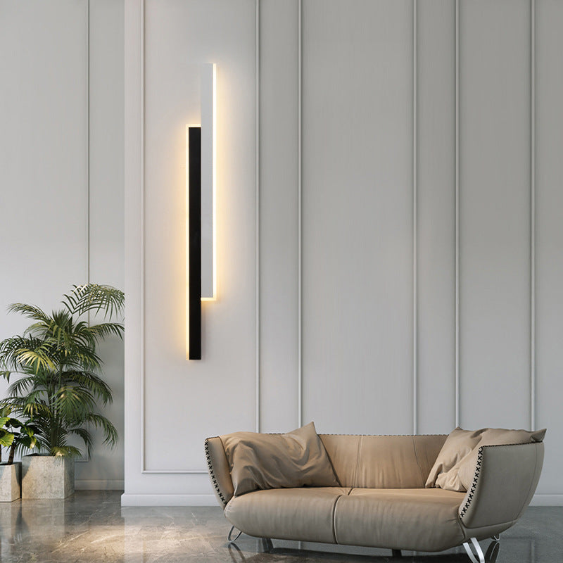 Simple Grid-Free Pole Bedside Wall Lamp. - VOGORA