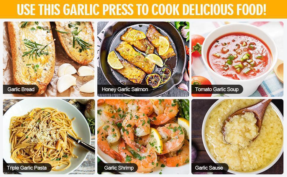 Two-in-One Garlic Press - VOGORA