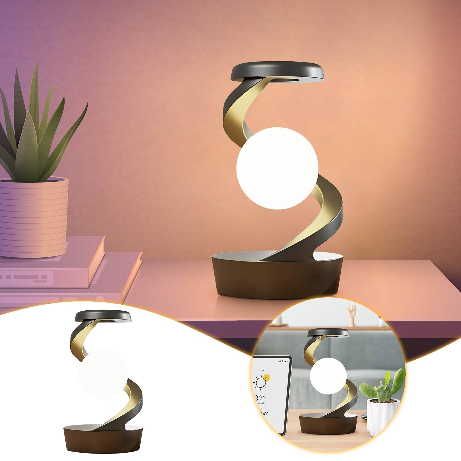 Rotating Moon Desk Lamp - VOGORA