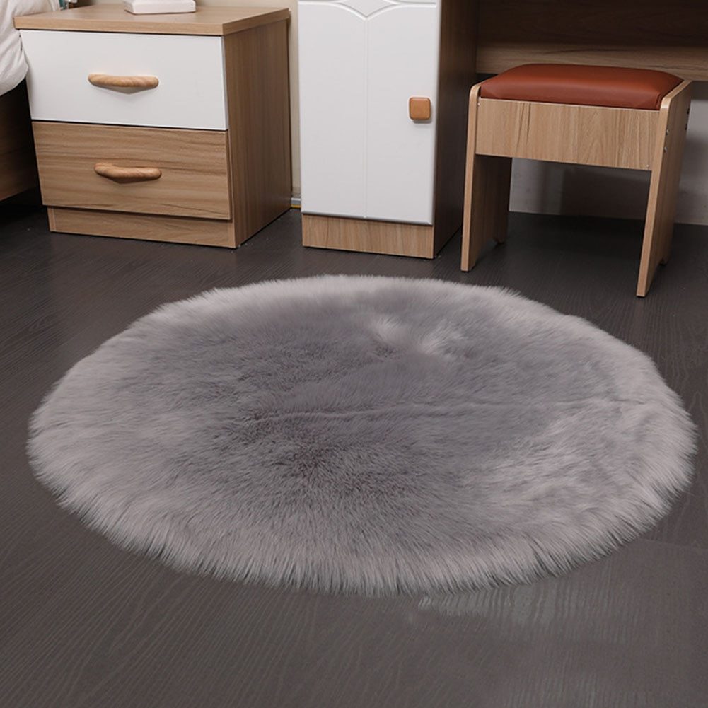 Shaggy Plush White Carpet. - VOGORA