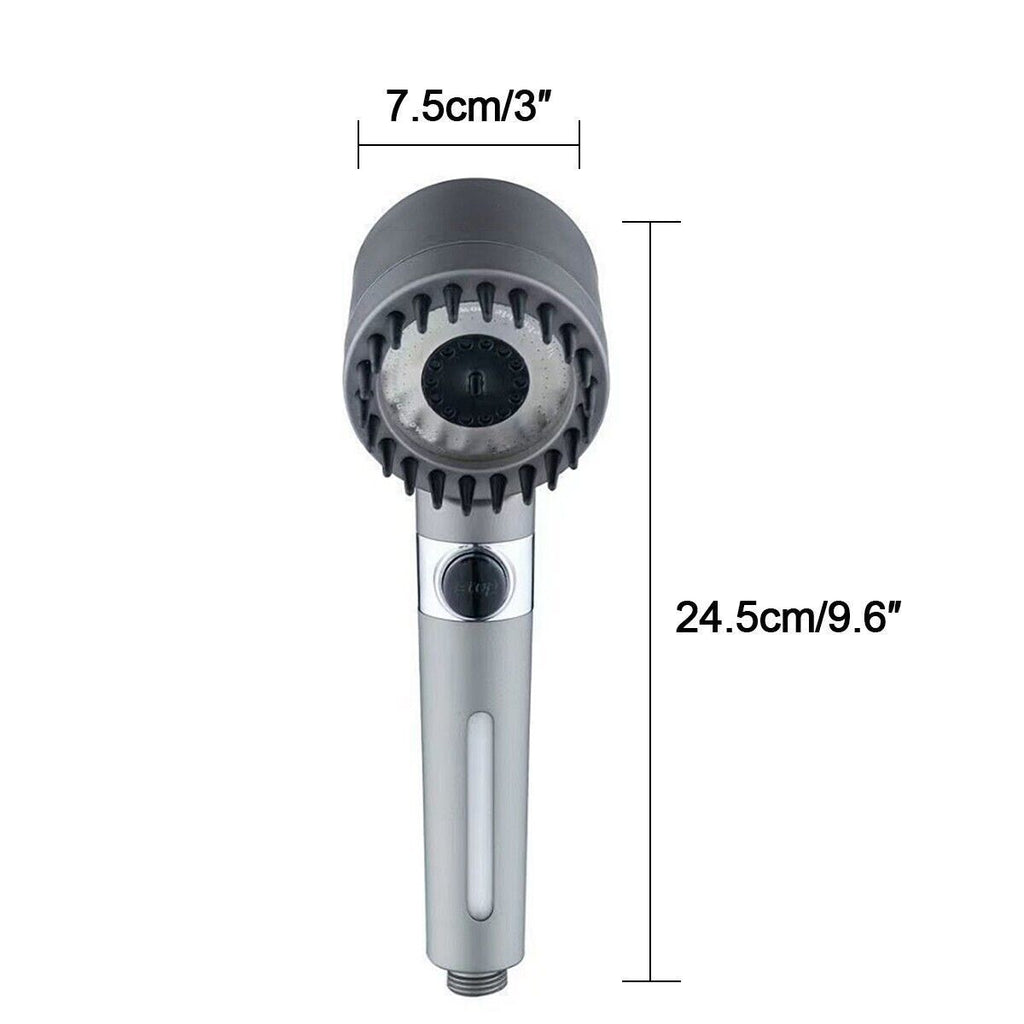 3-Mode High-Pressure Shower Head with Filter - VOGORA