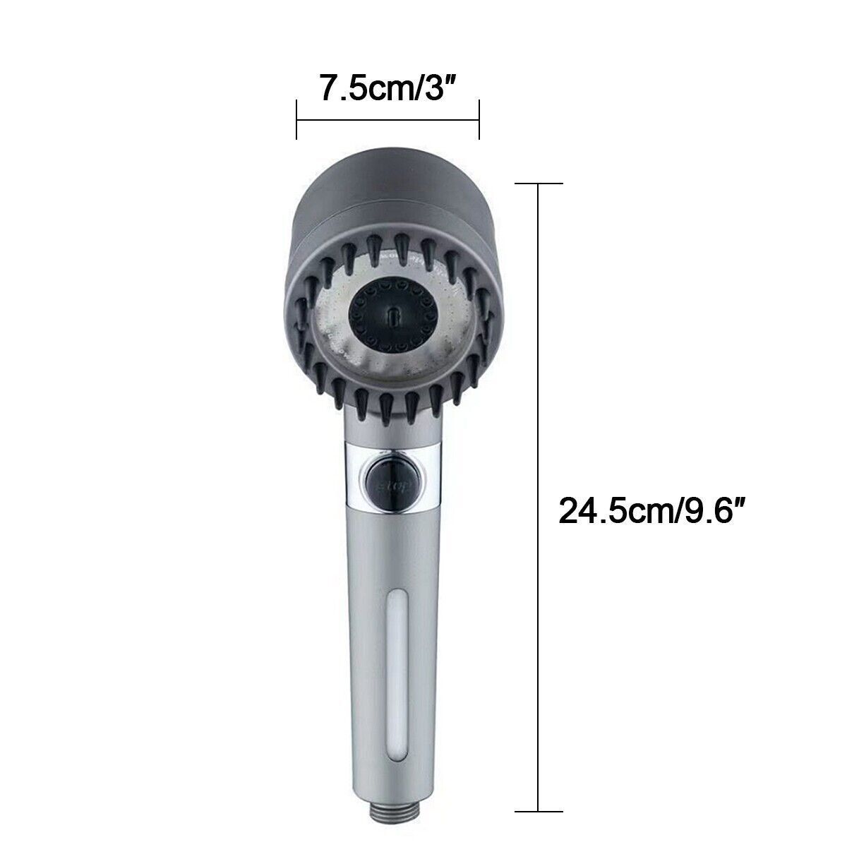 3-Mode High-Pressure Shower Head with Filter - VOGORA