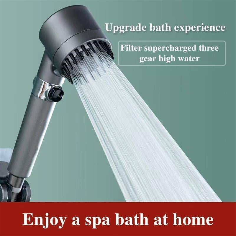 3-Mode High-Pressure Shower Head with Filter - VOGORA