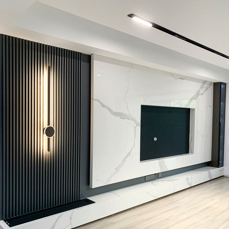 Simple Grid-Free Pole Bedside Wall Lamp. - VOGORA