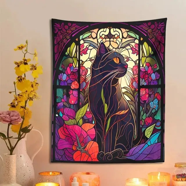 Black Cat Tapestry - VOGORA