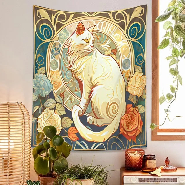Black Cat Tapestry - VOGORA